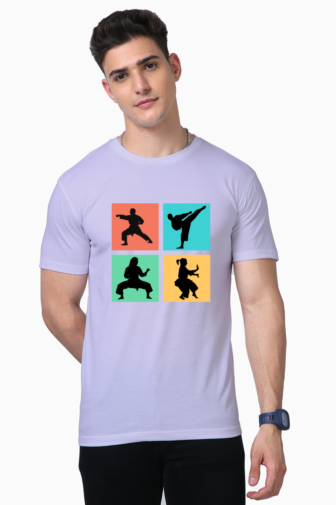 Pop Art Karate Moves Supima T-Shirt