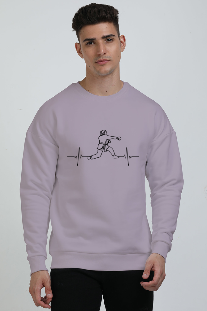 Karate Pulse Oversized Premium Sweatshirts