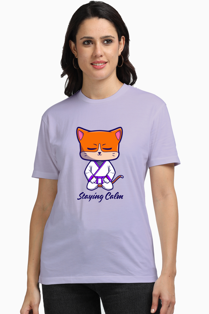 Zen Cat Karate Supima T-Shirt