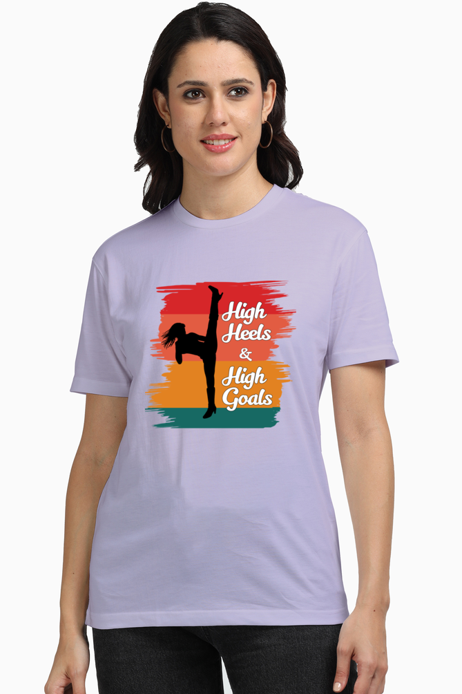 High Heels, High Goals Supima T-Shirt