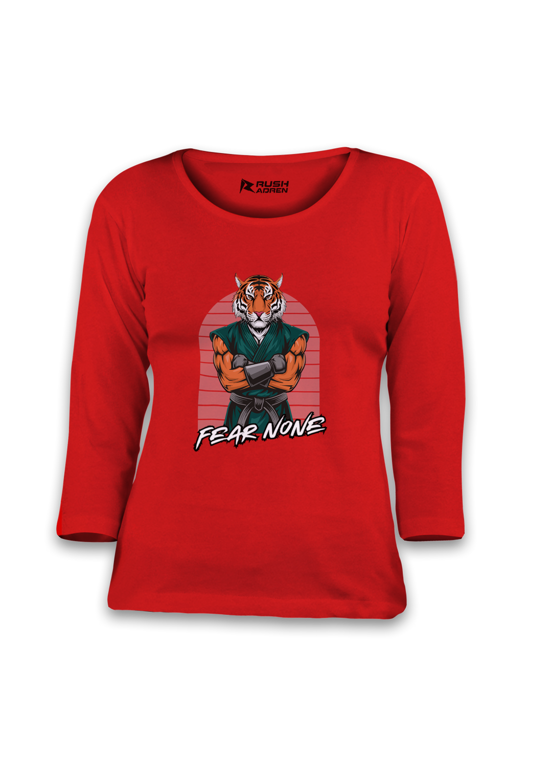 Tiger Warrior 3/4th Sleeve T-Shirt