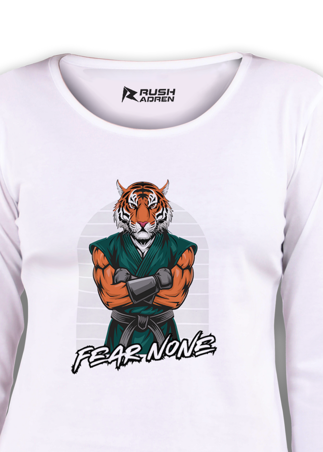 Tiger Warrior 3/4th Sleeve T-Shirt