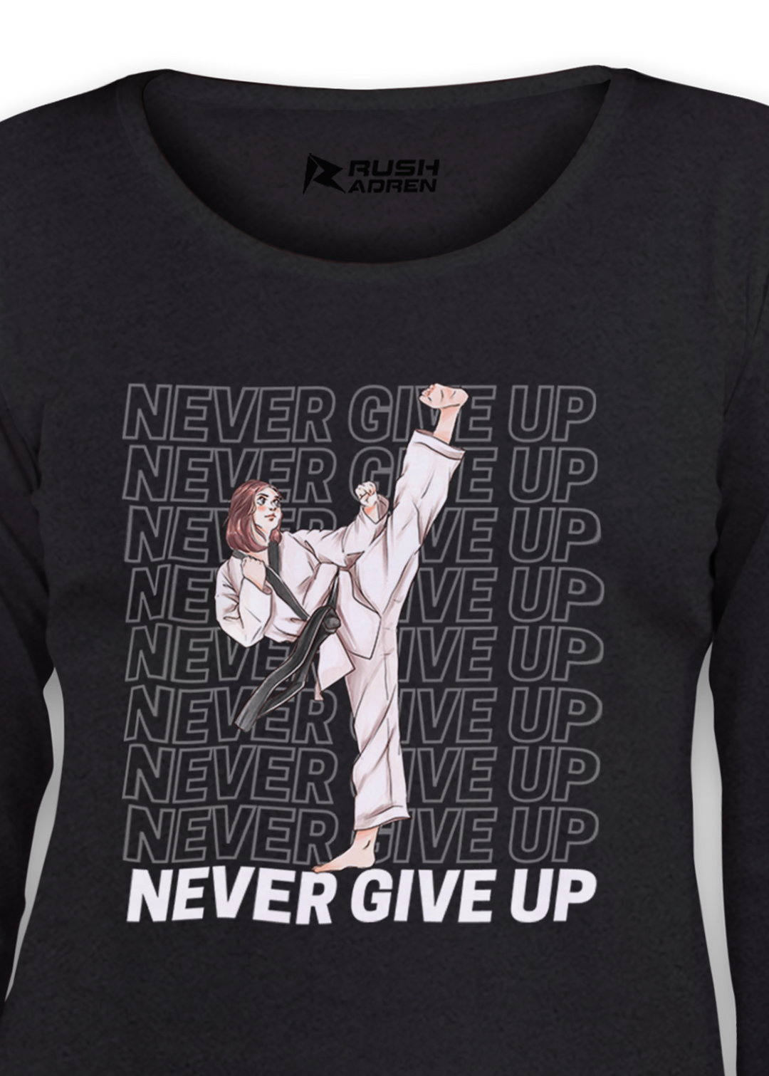 Karate Never Give Up Classic T-Shirt