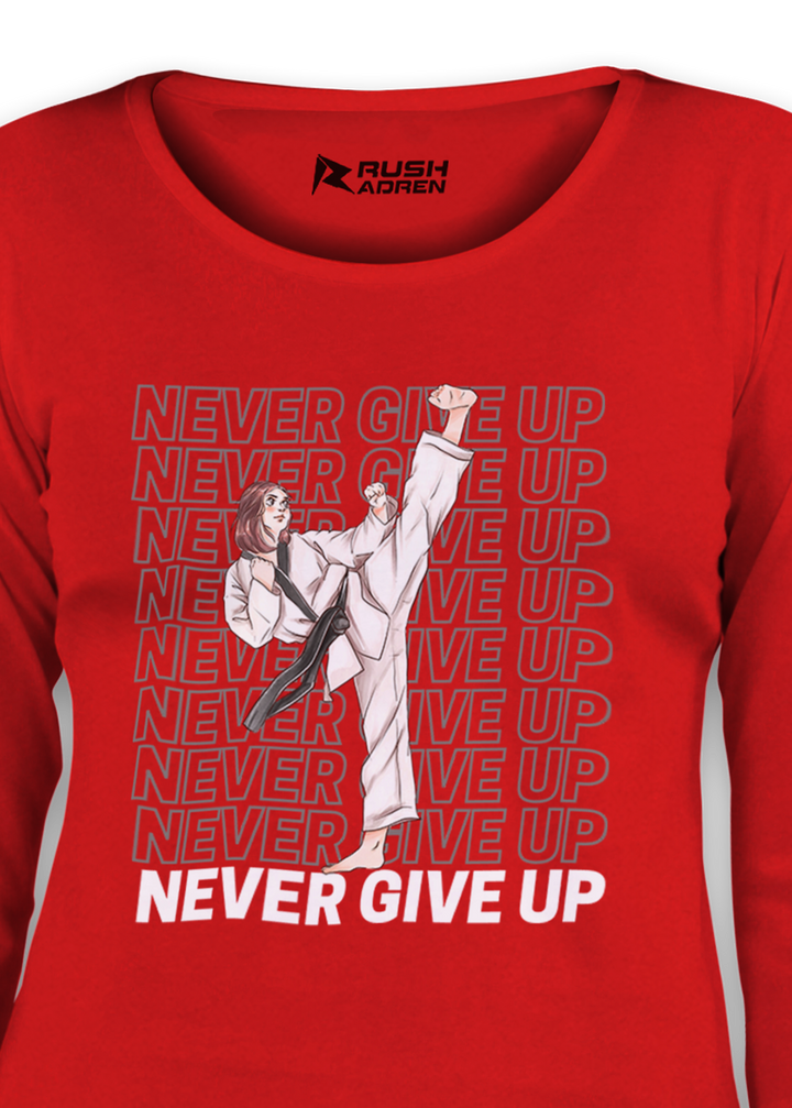 Karate Never Give Up Classic T-Shirt