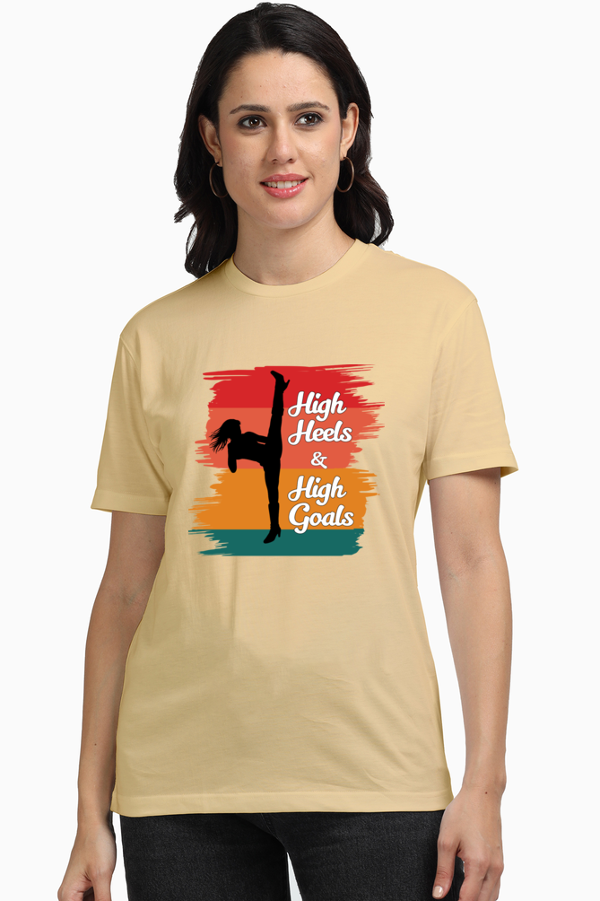 High Heels, High Goals Supima T-Shirt