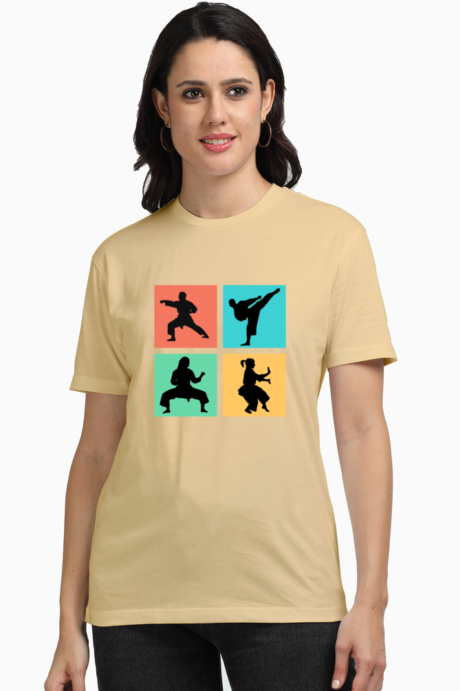 Pop Art Karate Moves Supima T-Shirt