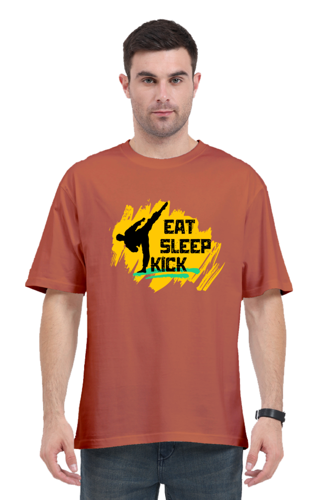 Eat Sleep Kick Oversized Classic T-Shirt