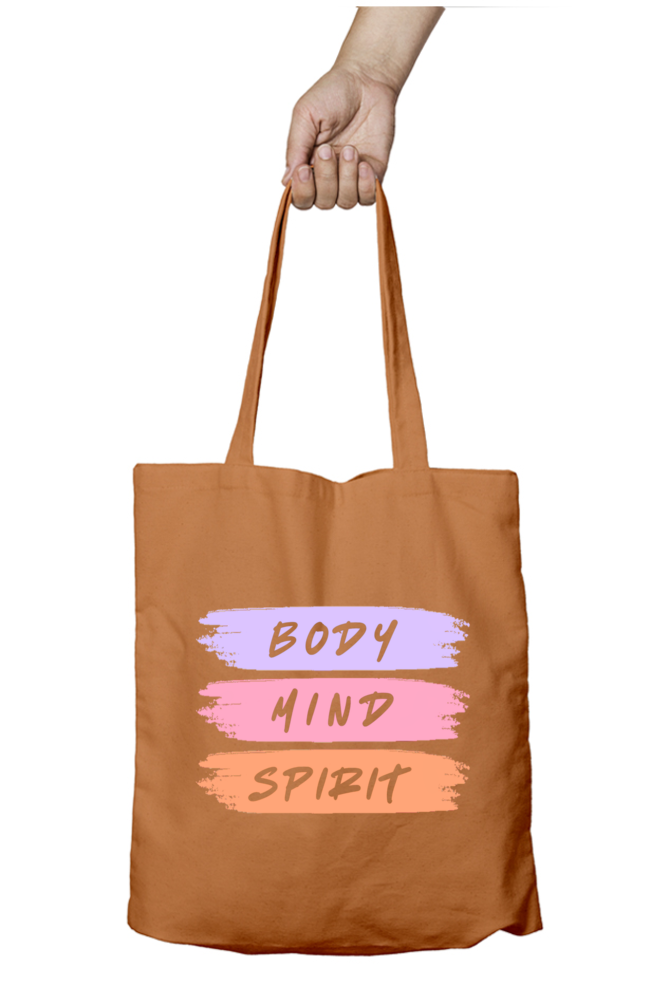 Body Mind Spirit Tote Bag