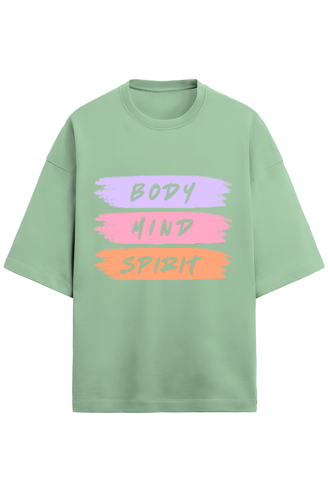 Body Mind Spirit Terry Oversized T-Shirt