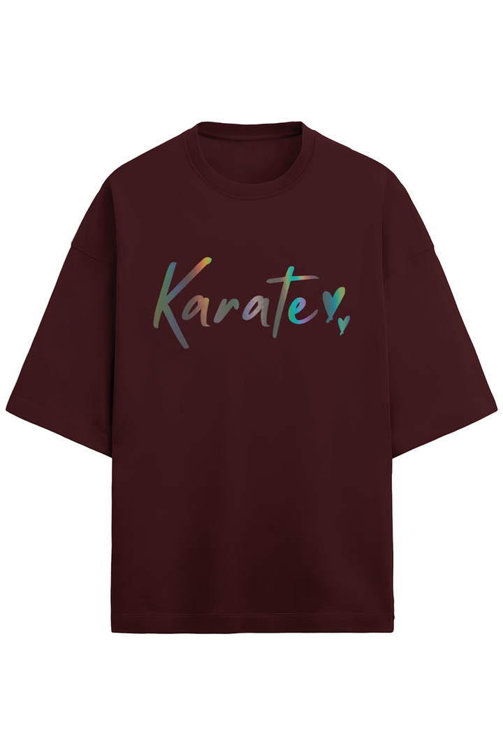 Rainbow Vinyl Terry Oversized T-Shirt