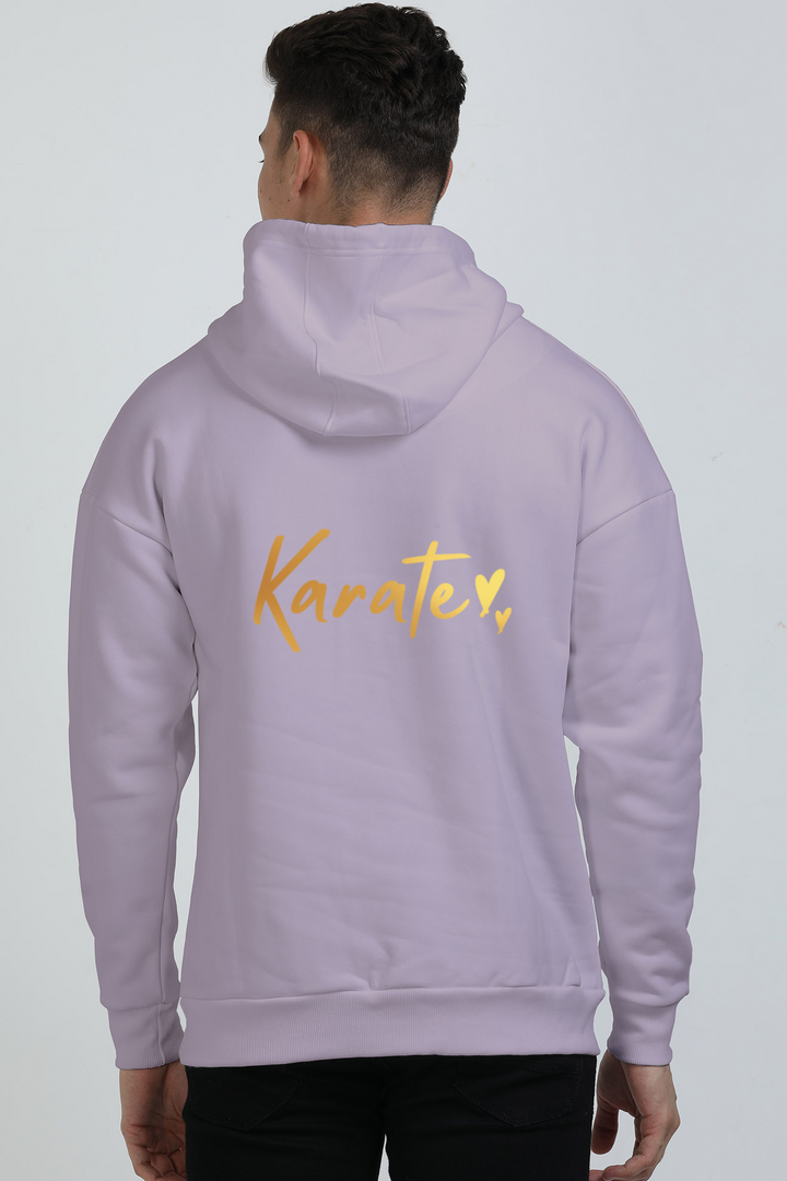 Karate Gold Script Oversized Hoodie