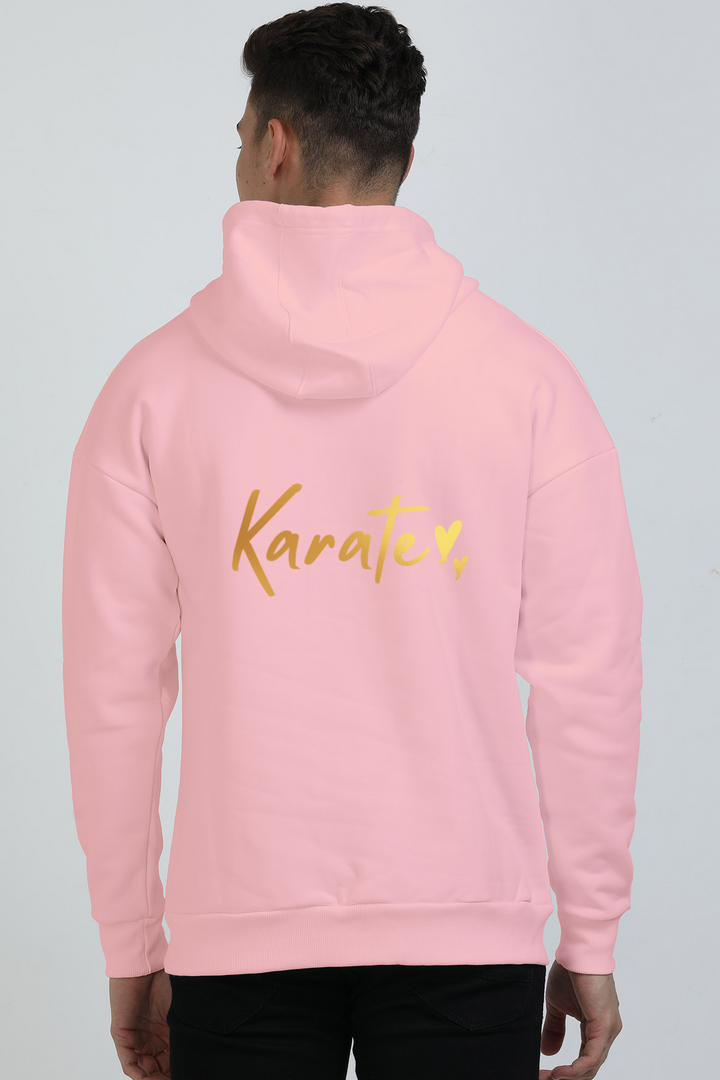 Karate Gold Script Oversized Hoodie