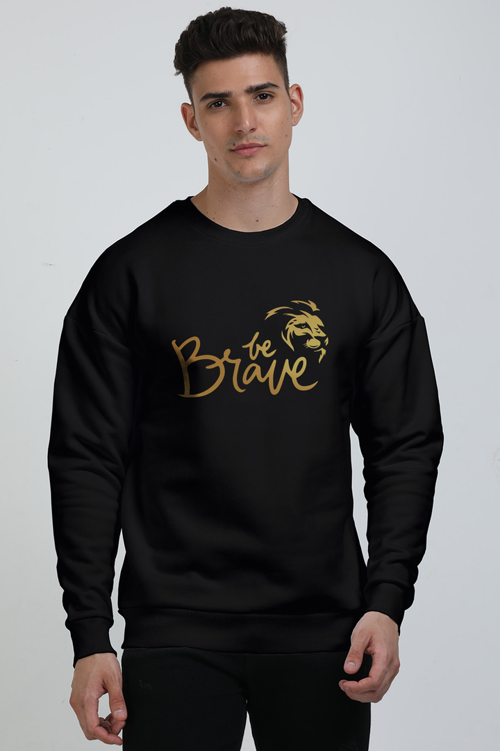 Classic Gold Vinyl Oversized Sweatshirt