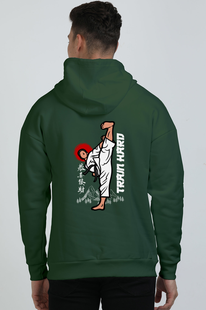 Train Hard Karate Oversized Hoodie