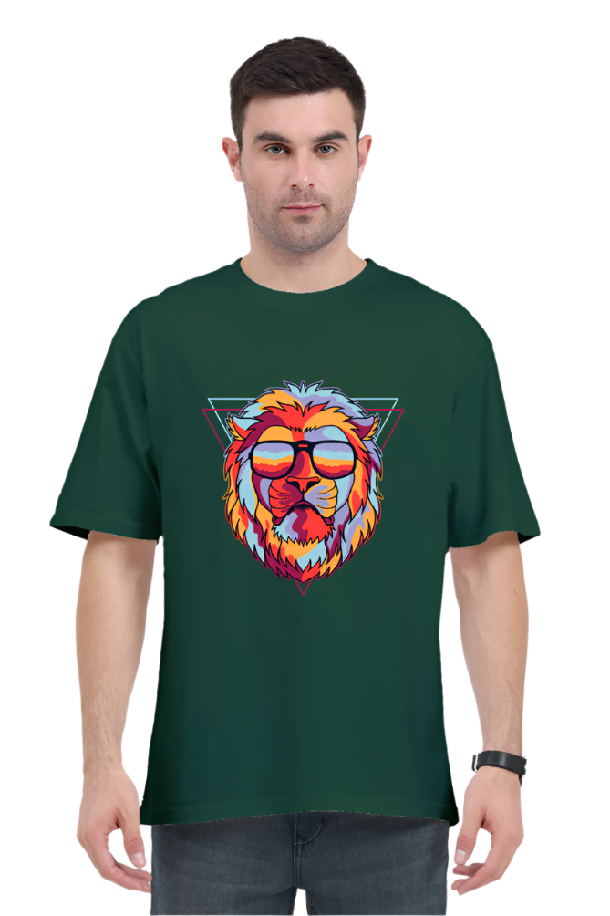 AdrenaLION Vibrant Oversized T-Shirt