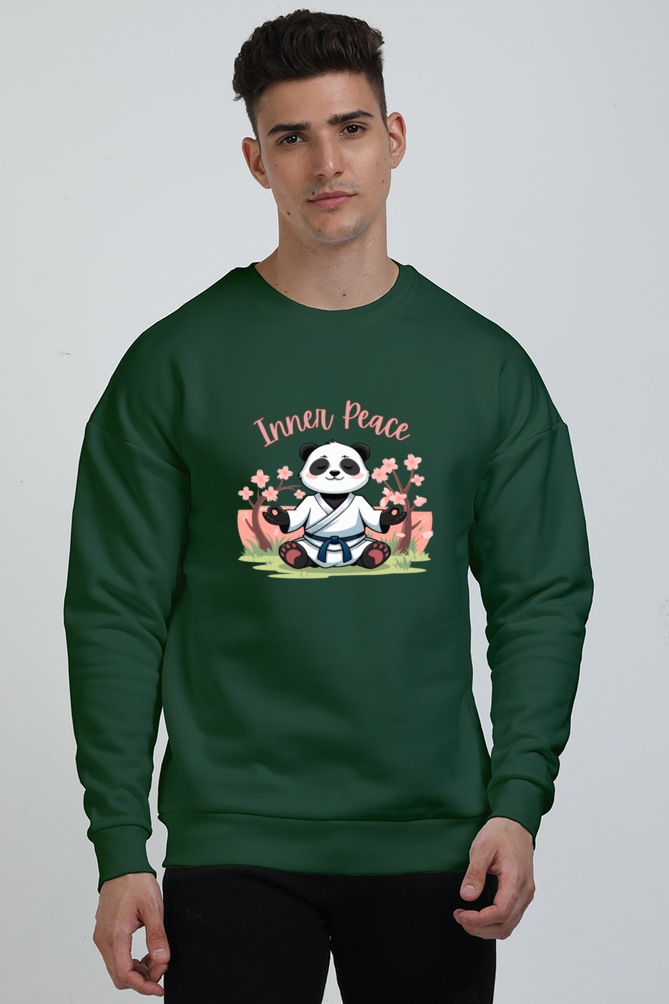 Zen Spirit Panda Oversized Premium Sweatshirt