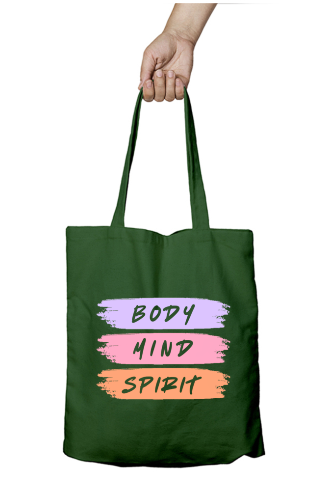 Body Mind Spirit Tote Bag