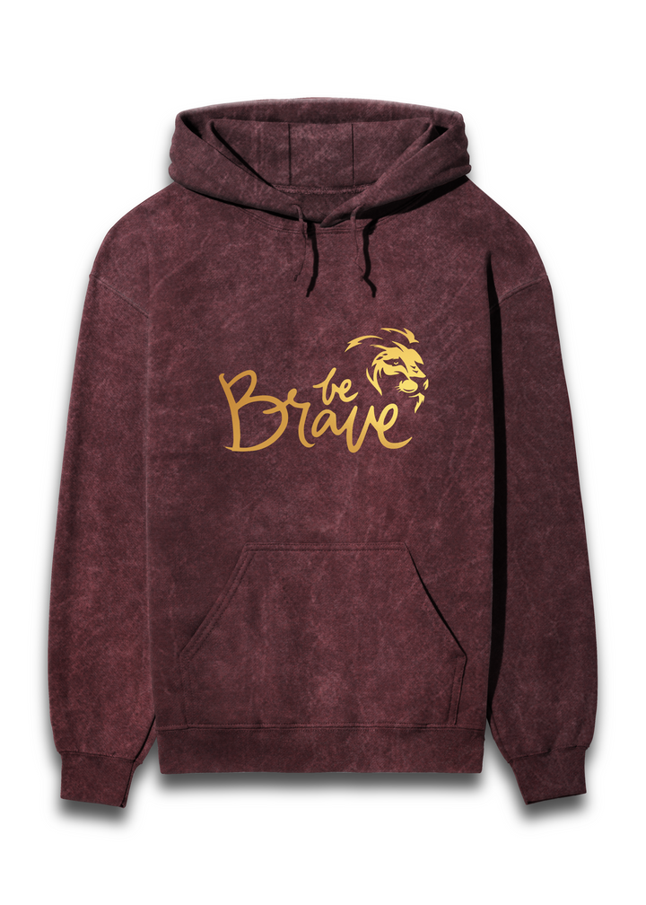 Classic Gold Vinyl Acid Wash Hoodie