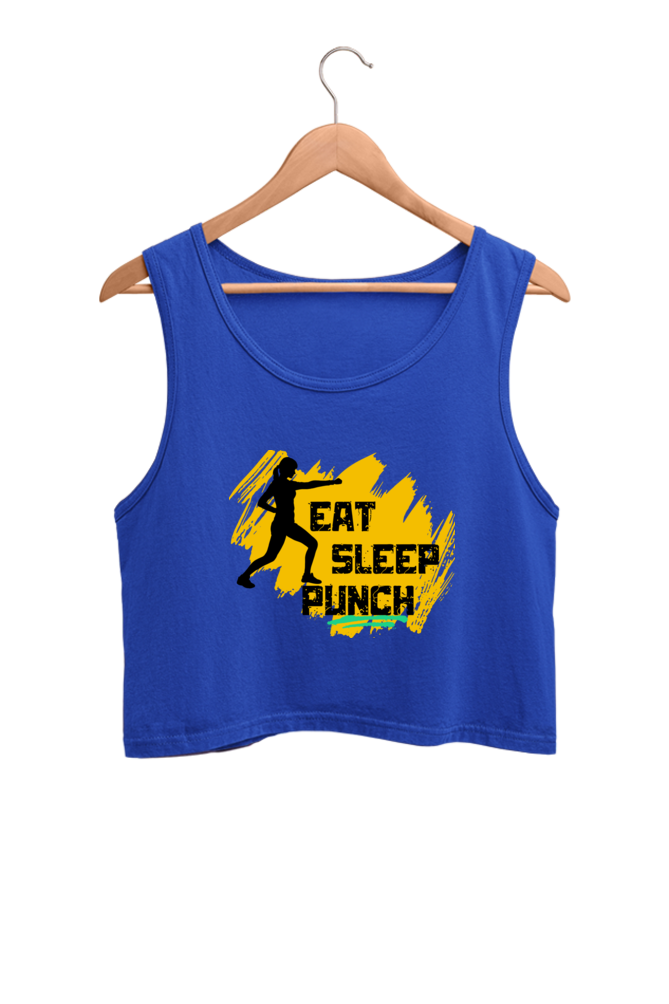 Eat Sleep Punch Crop Tank