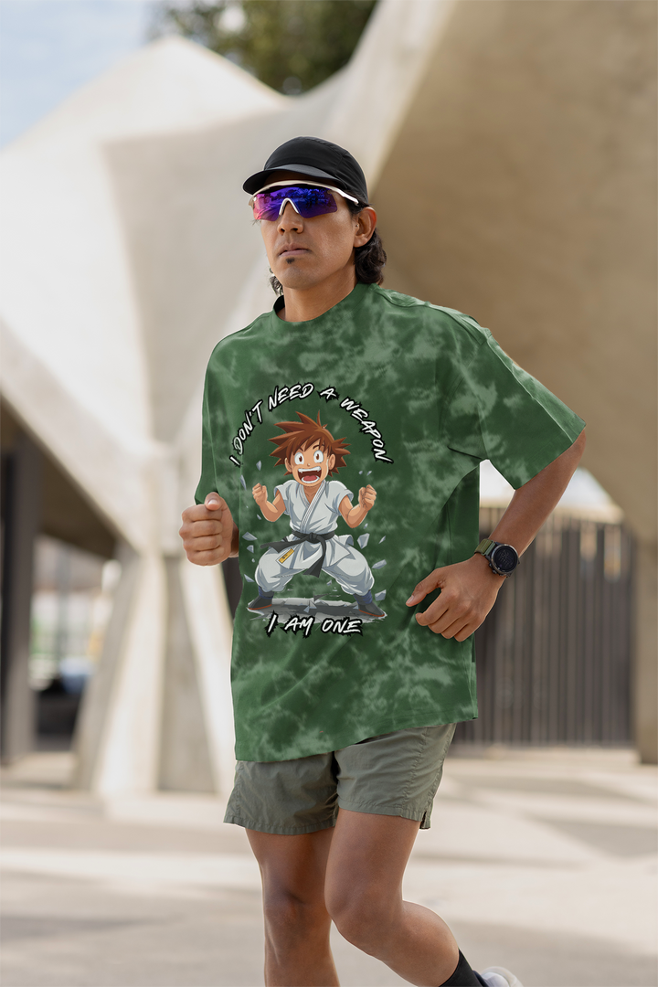 The Weapon Acid Wash Oversized T-Shirt
