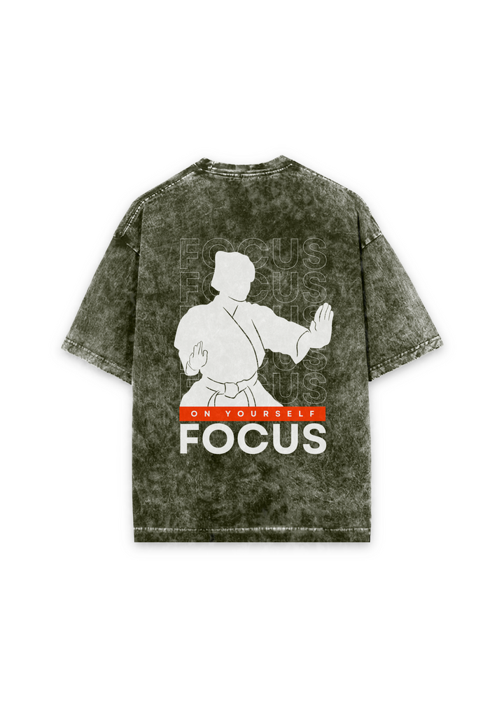 Rush FOCUS Acid Wash Oversized T-Shirt