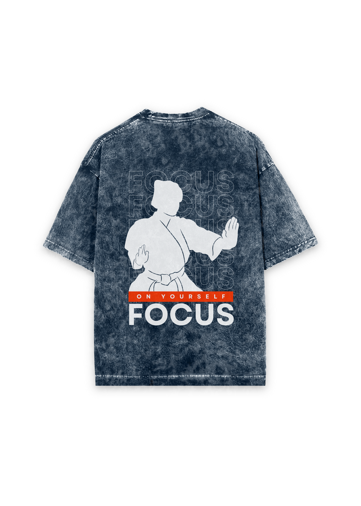 Rush FOCUS Acid Wash Oversized T-Shirt