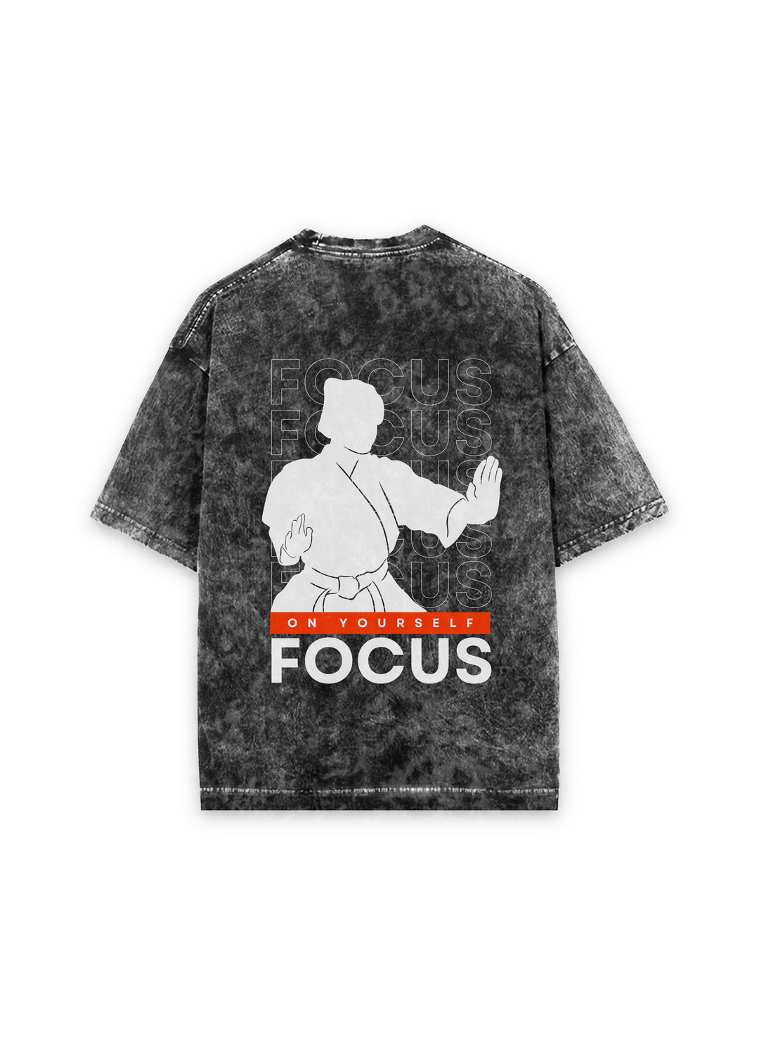 Rush FOCUS Acid Wash Oversized T-Shirt