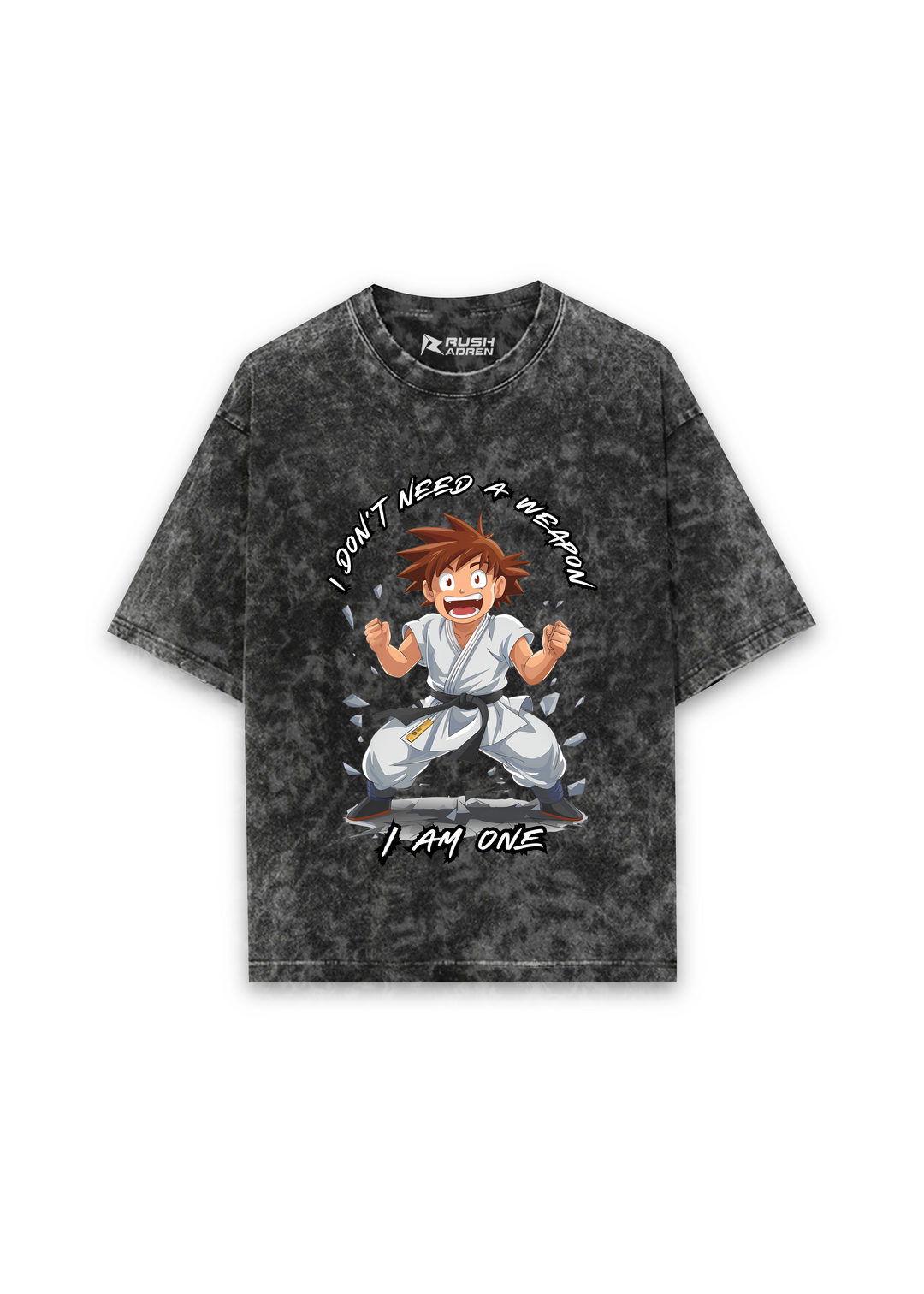 The Weapon Acid Wash Oversized T-Shirt