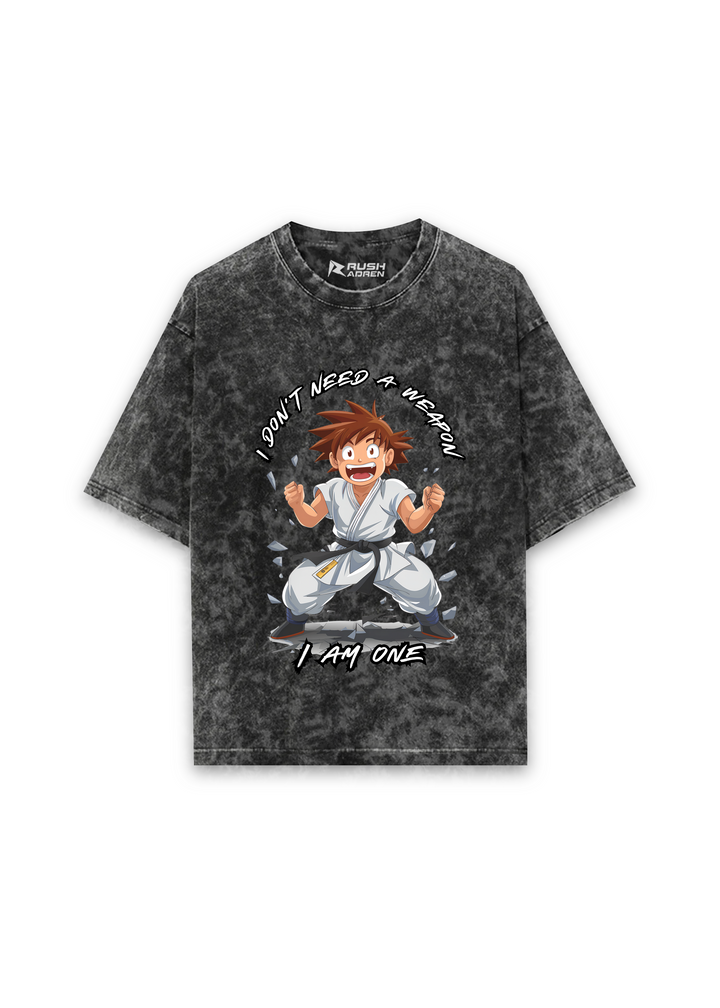 The Weapon Acid Wash Oversized T-Shirt