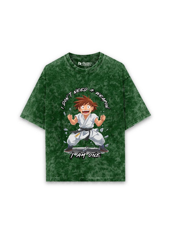 The Weapon Acid Wash Oversized T-Shirt
