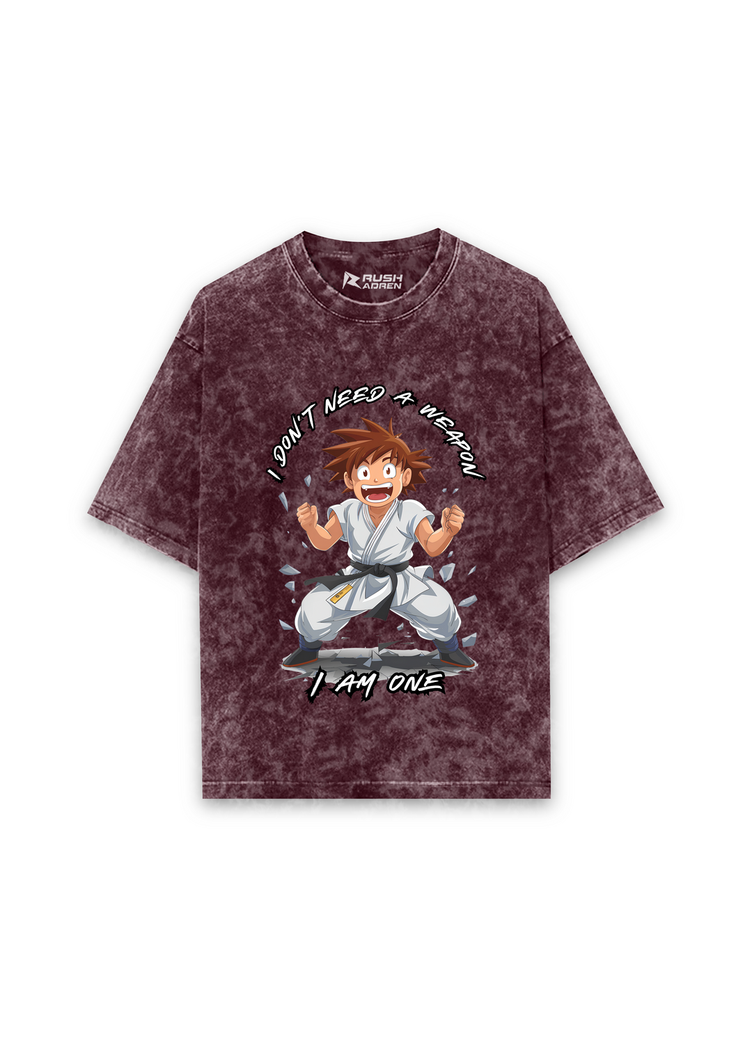 The Weapon Acid Wash Oversized T-Shirt