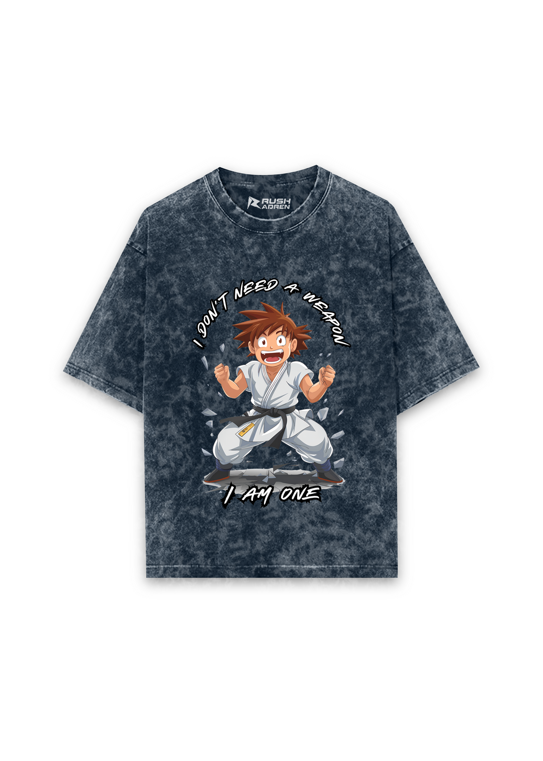 The Weapon Acid Wash Oversized T-Shirt