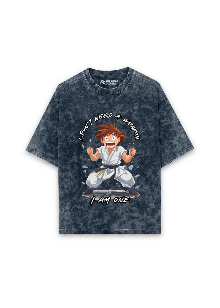 The Weapon Acid Wash Oversized T-Shirt