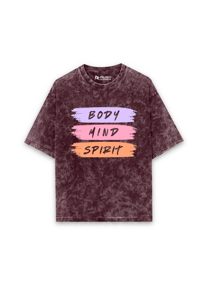 Mindful Living Acid Wash Oversized T-shirt