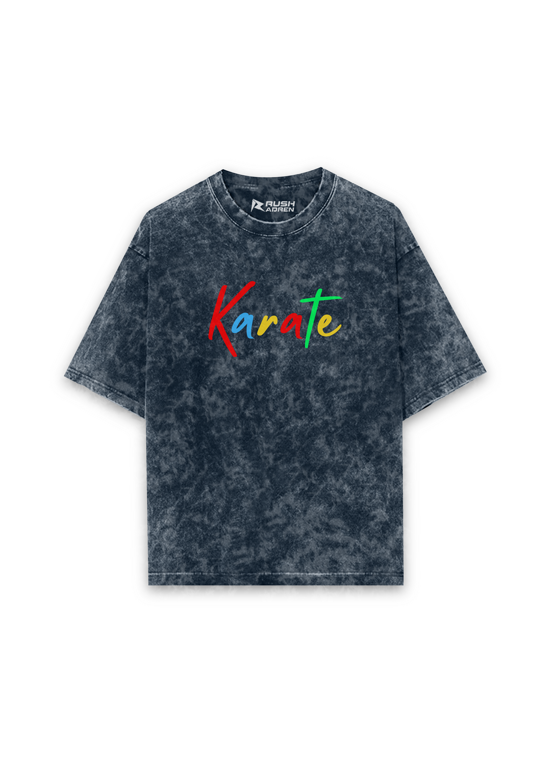 Karate Spirit Acid Wash Oversized T-shirt