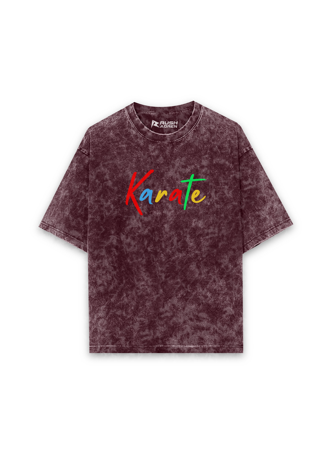 Karate Spirit Acid Wash Oversized T-shirt