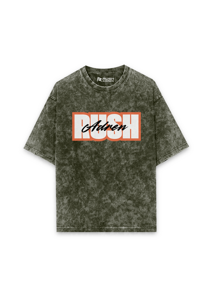 Rush Adren Acid Wash Oversized T-Shirt