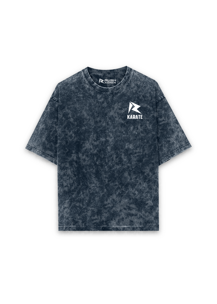 Eat Sleep Kick Acid Wash Oversized T-shirt