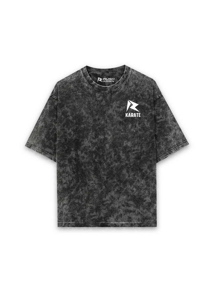 Eat Sleep Kick Acid Wash Oversized T-shirt