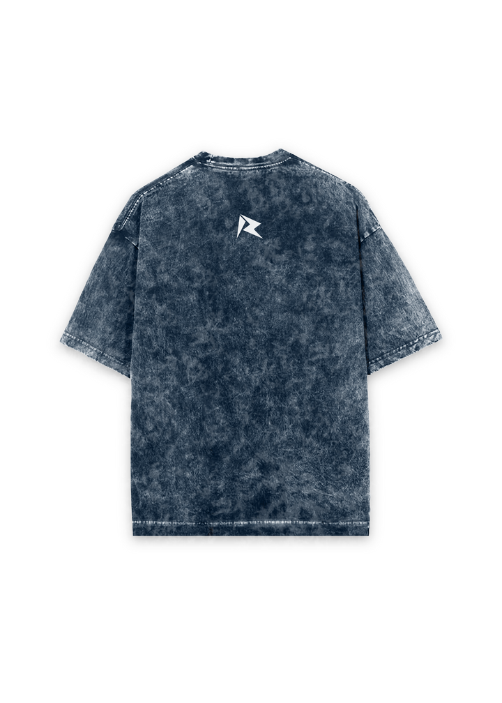 Train Hard Acid Wash Oversized T-shirt