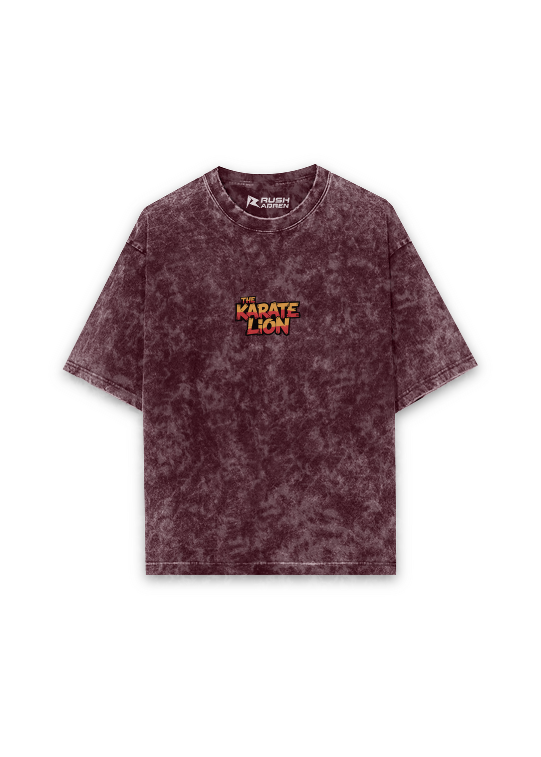 Karate Lion Acid Wash Oversized T-shirt