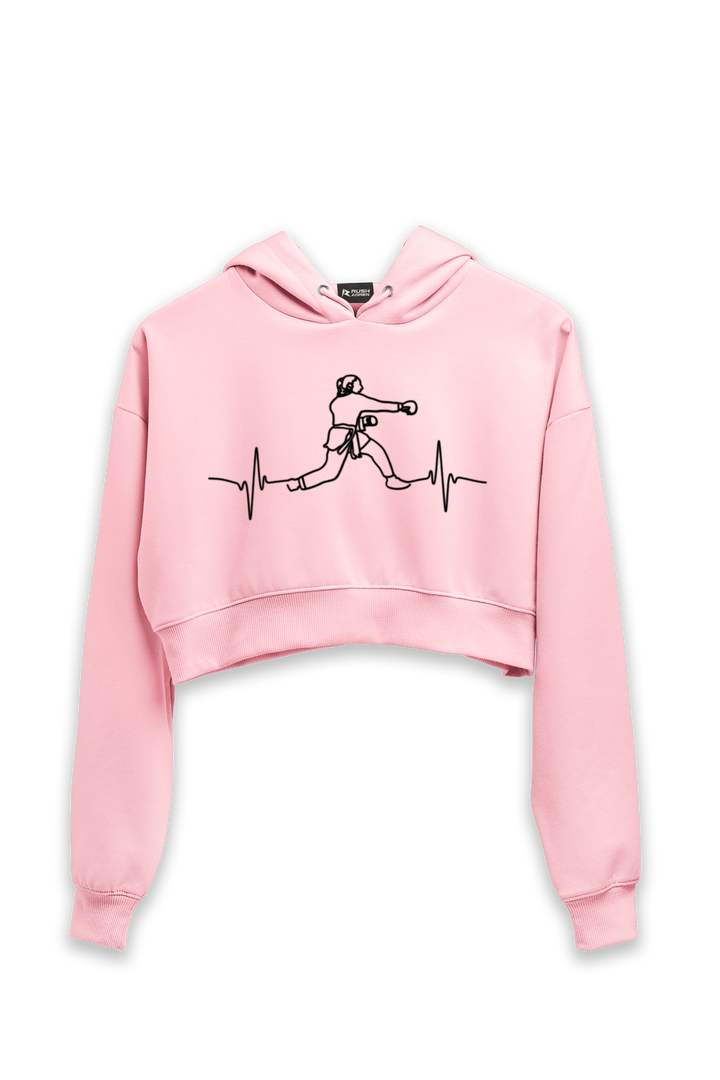 Karate Pulse Classic Crop Hoodie