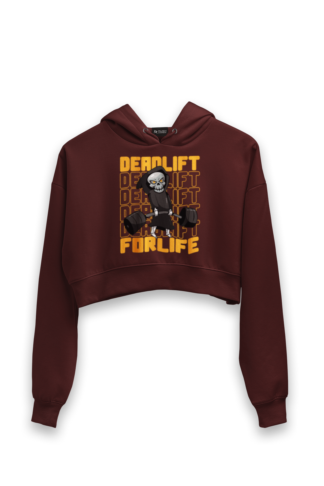 Dead lift for Life - Female Cropped Hoodie