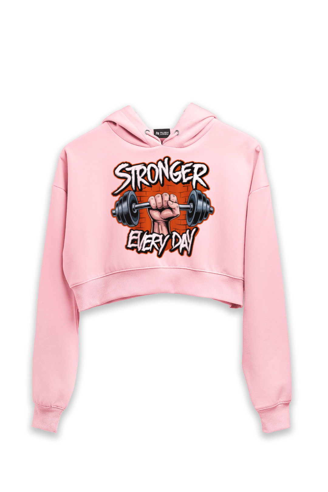 Stronger Every Day - Female Cropped Hoodie
