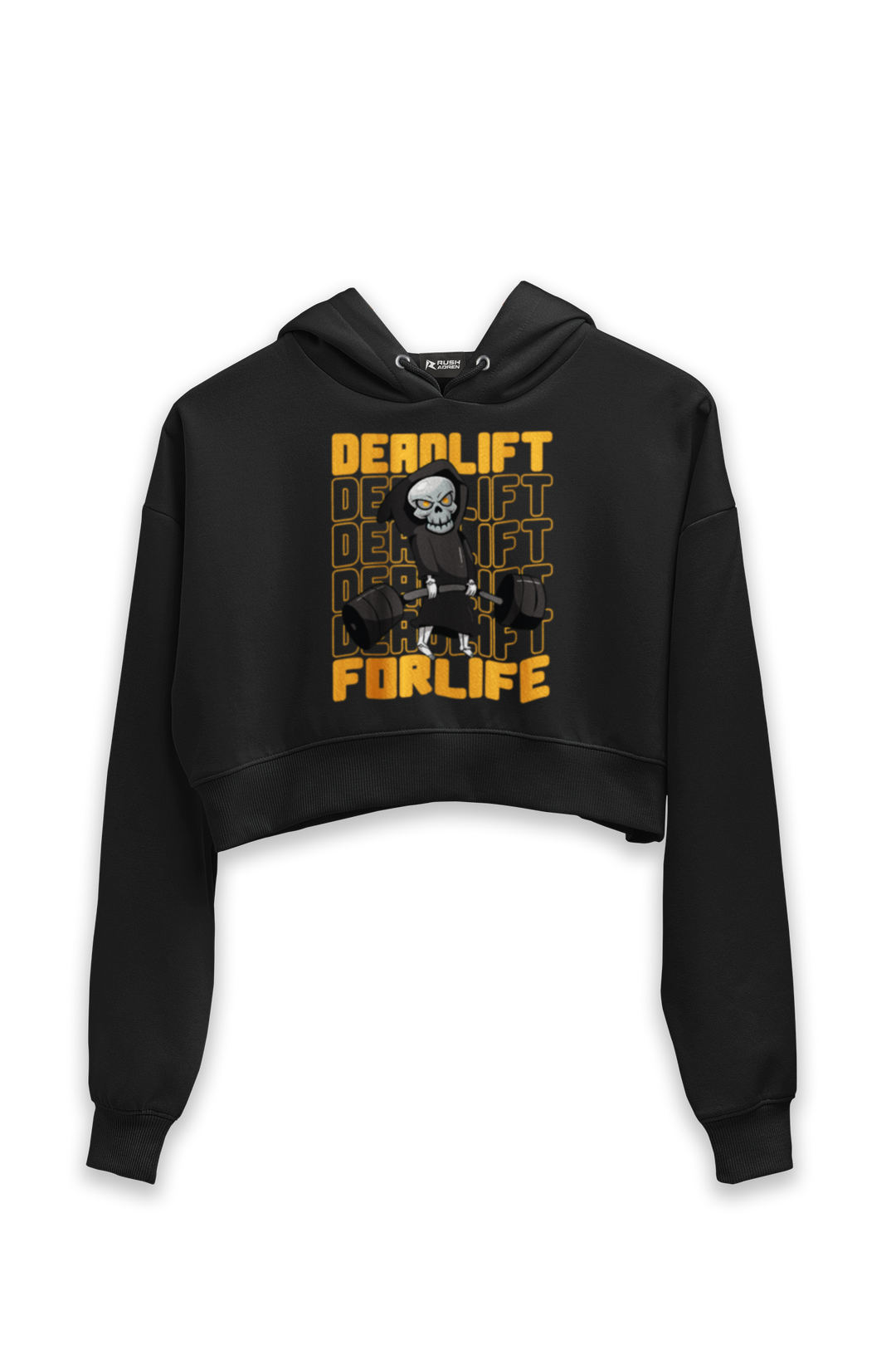 Dead lift for Life - Female Cropped Hoodie