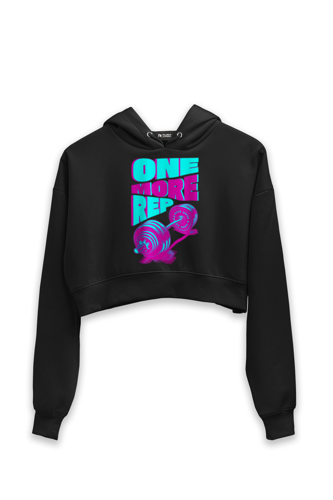 One More Rep  - Female Cropped Hoodie