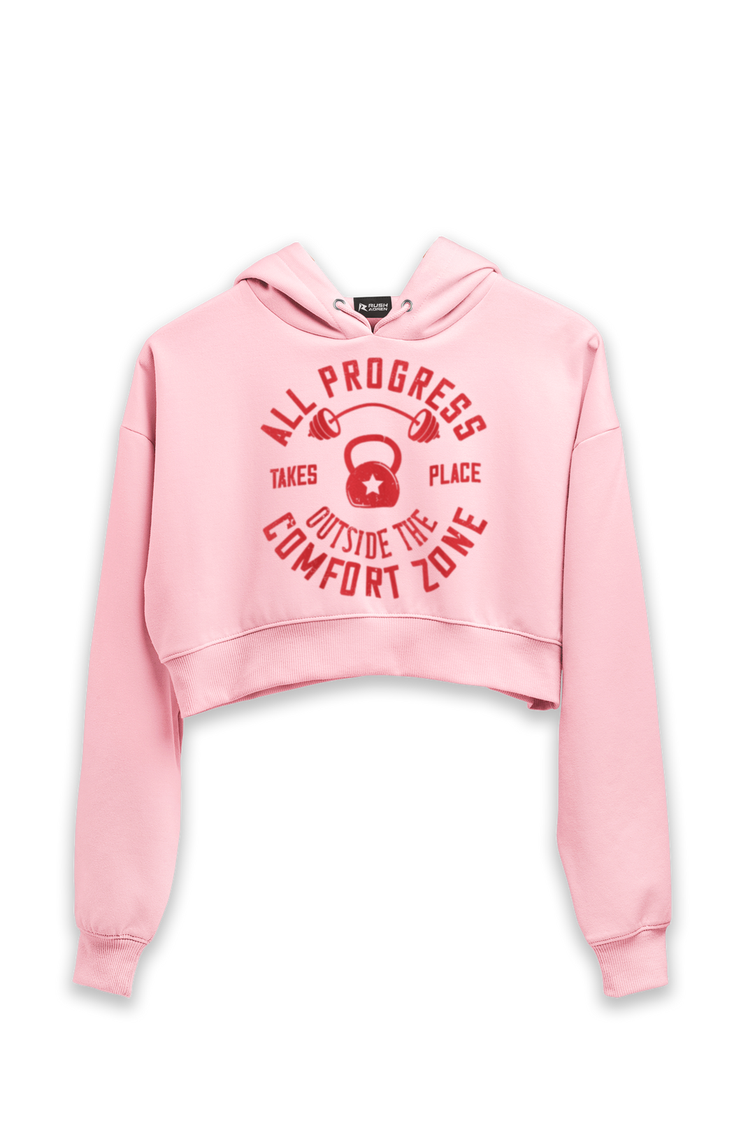 All Progress - Female Cropped Hoodie