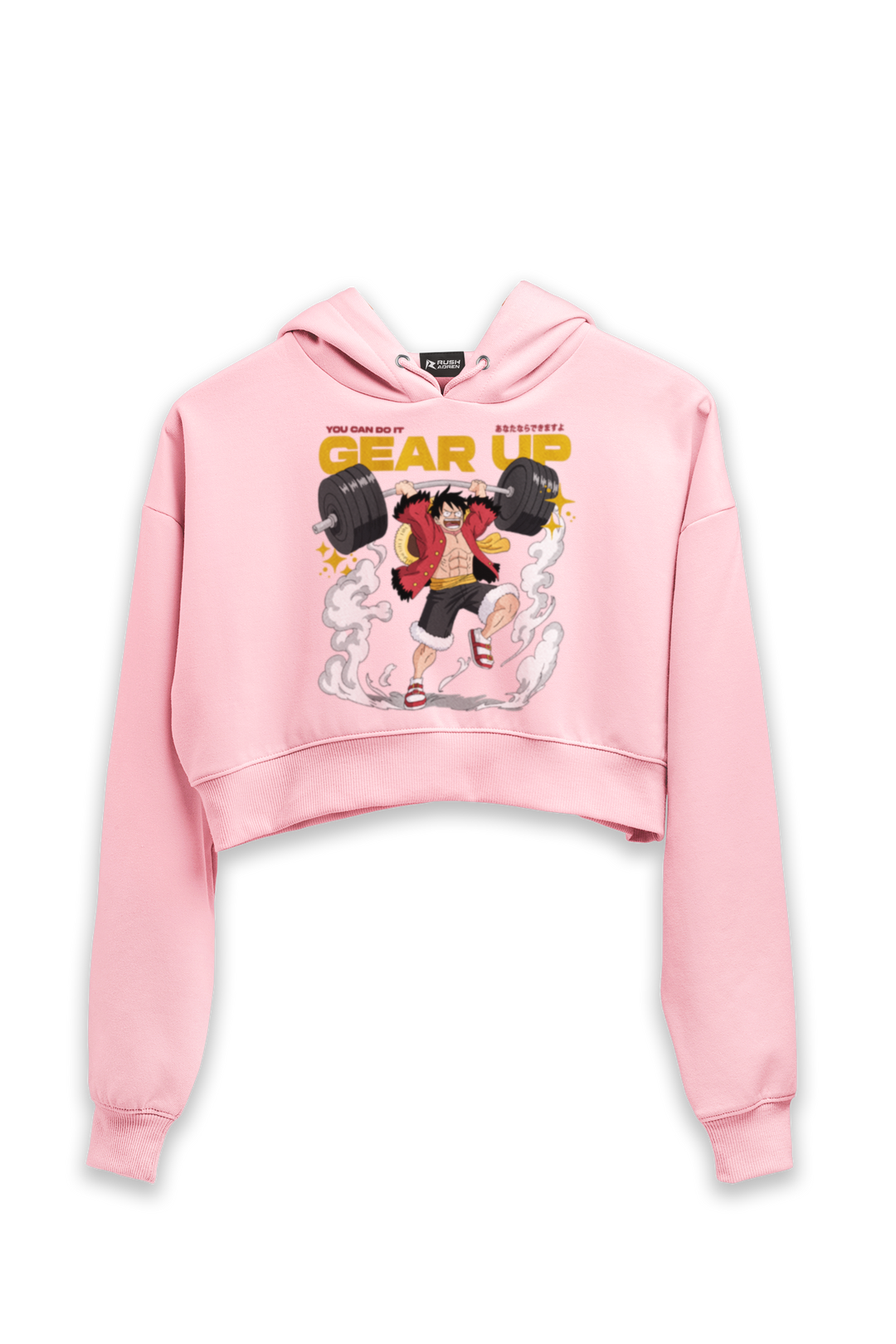 Gear Up - Female Cropped Hoodie