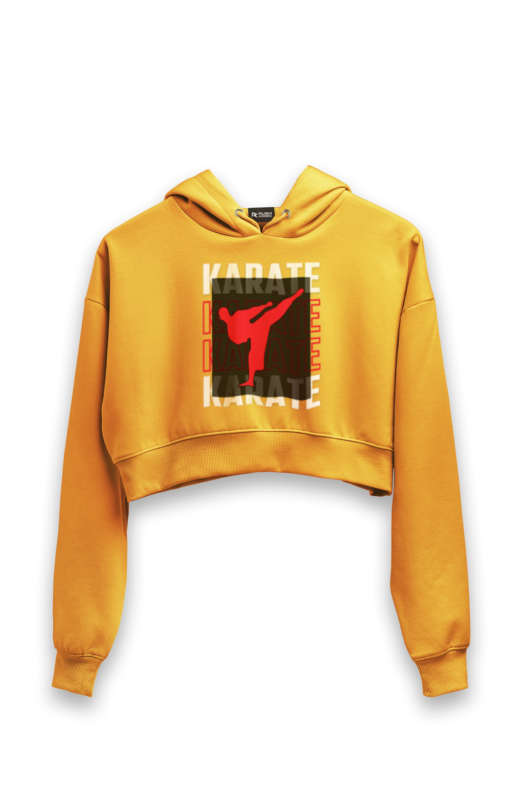 Karate Kick Crop Hoodie