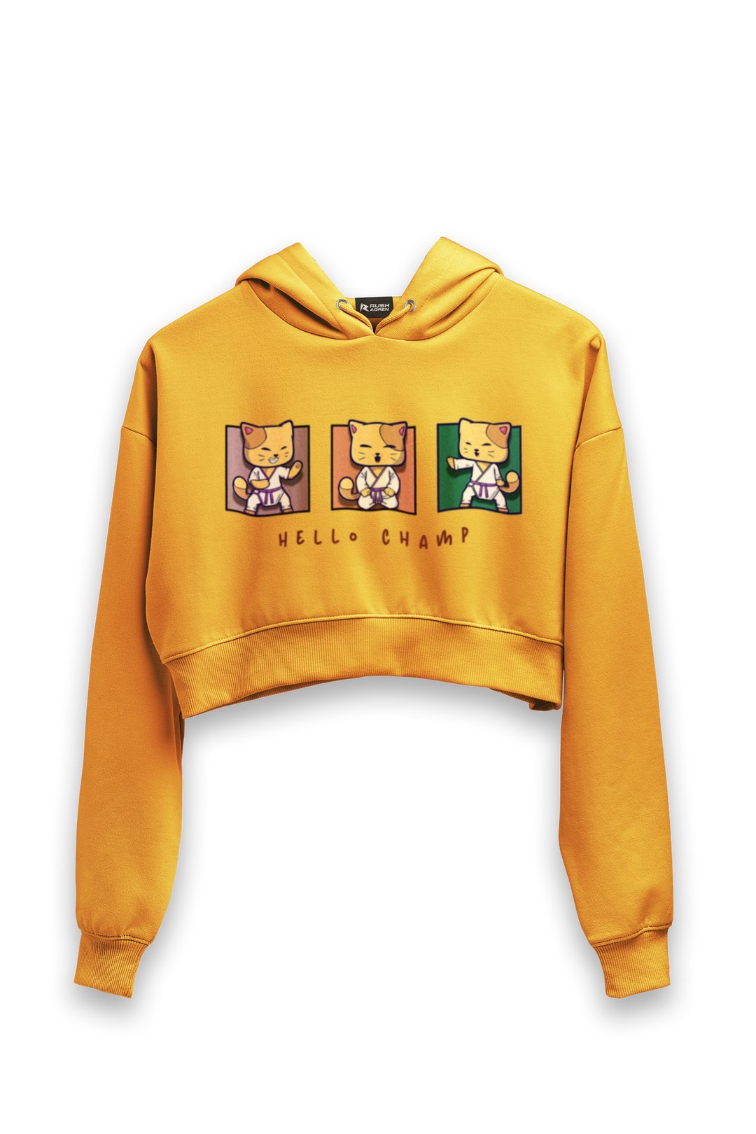 Women's Hello Champ Crop Hoodie